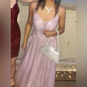 Windsor sparkly lilac prom dress